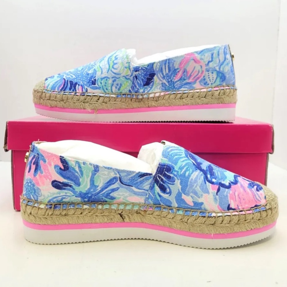 NWT Lilly Pulitzer Marlo espadrille flats